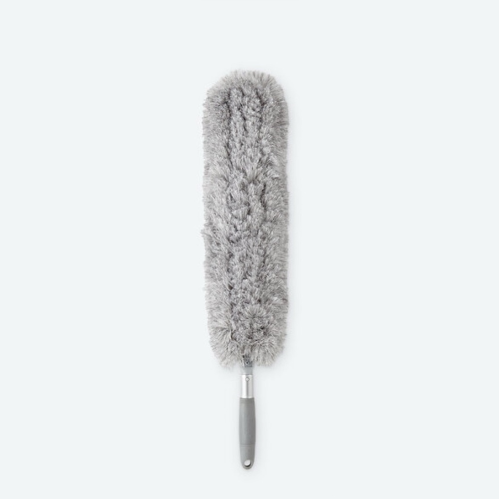 Norwex Mini Duster Wand. Dual sided removable sleeve, brush in handle reuse
